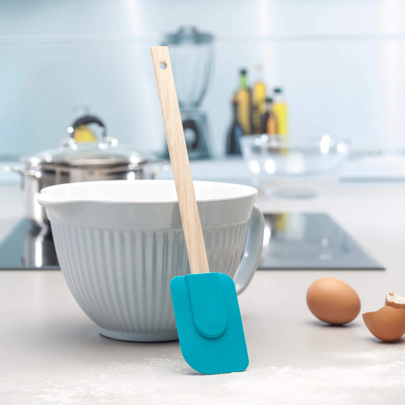 Zeal Silicone Spatula with Wooden Handle (6758960529466)