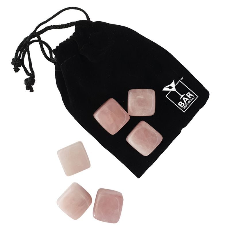 Bar Originale Pink Quartz Chilling Stones (Pack of 6) (6987729928250)