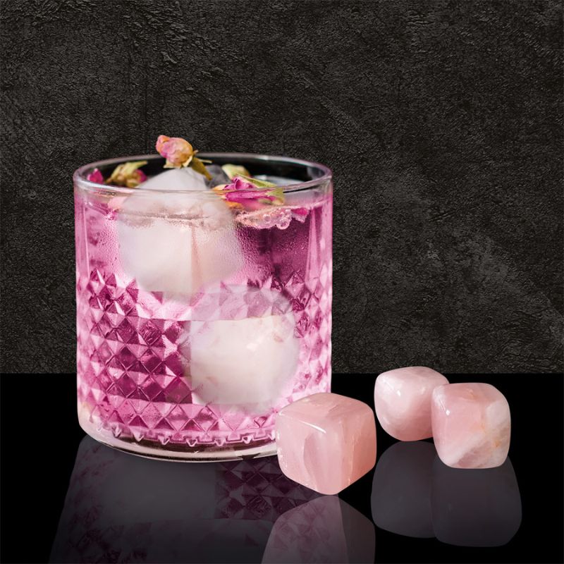 Bar Originale Pink Quartz Chilling Stones (Pack of 6) (6987729928250)