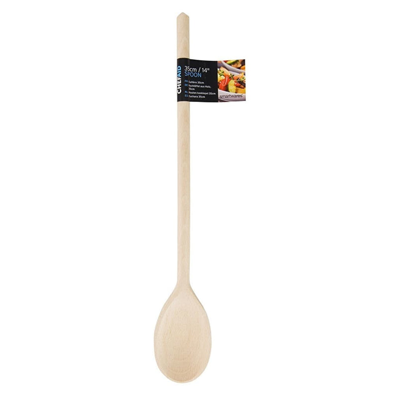 Beech Wood Spoon 14in 35cm - Art of Living Cookshop (2382891352122)