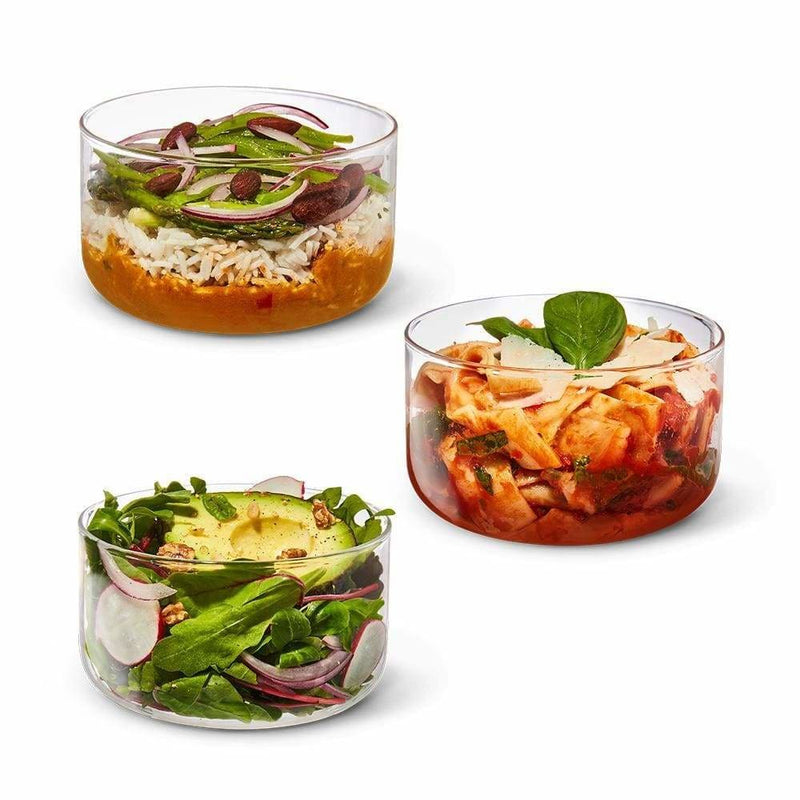 Black & Blum Glass Lunch Bowl Slate - Art of Living Cookshop (4510099832890)