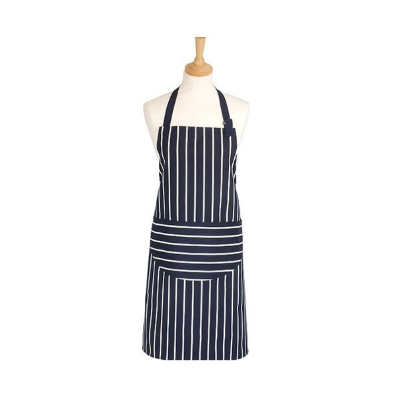 Dexam Butchers Stripe Navy Apron PVC (6859459788858)