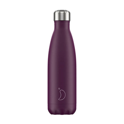 Chilly's Matte Purple Bottle 500ml - Art of Living Cookshop (2383000993850)
