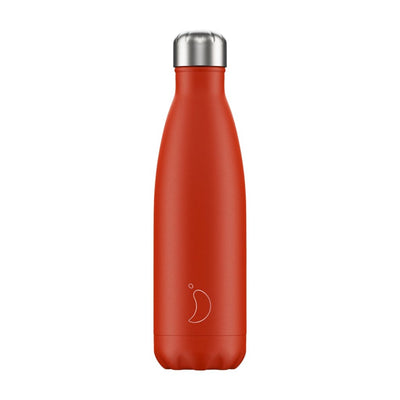 Chilly's Matte Red Bottle 500ml - Art of Living Cookshop (4468266893370)