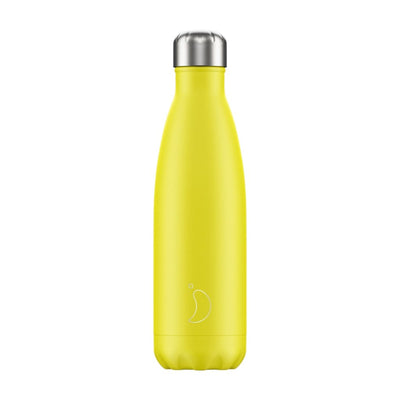 Chilly's Neon Yellow Bottle 500ml - Art of Living Cookshop (4468278034490)