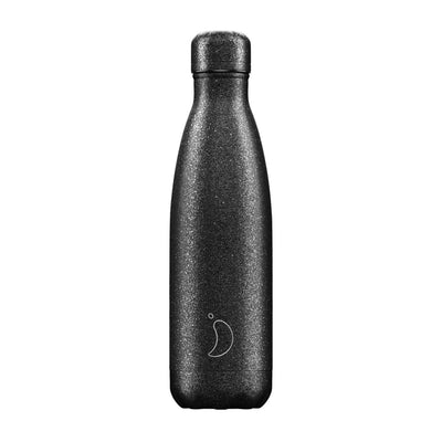 Chilly's Sparkly Black Bottle 500ml - Art of Living Cookshop (4468282196026)