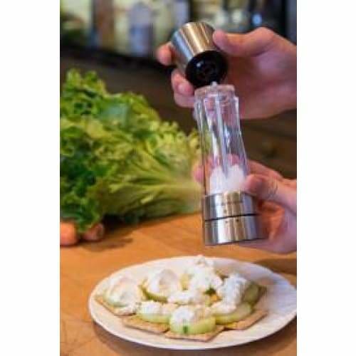 Cole & Mason Gourmet Precision Derwent Acrylic and Stainless Steel Salt Mill - Art of Living Cookshop (4523022483514)