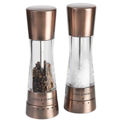 Cole & Mason Gourmet Precision Derwent Copper Salt & Pepper Mill Gift Set 190 mm (6675749175354)
