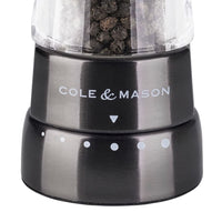 Cole & Mason Gourmet Precision Derwent Gun Metal Salt & Pepper Mill Gift Set 190 mm - Art of Living Cookshop (2527972786234)