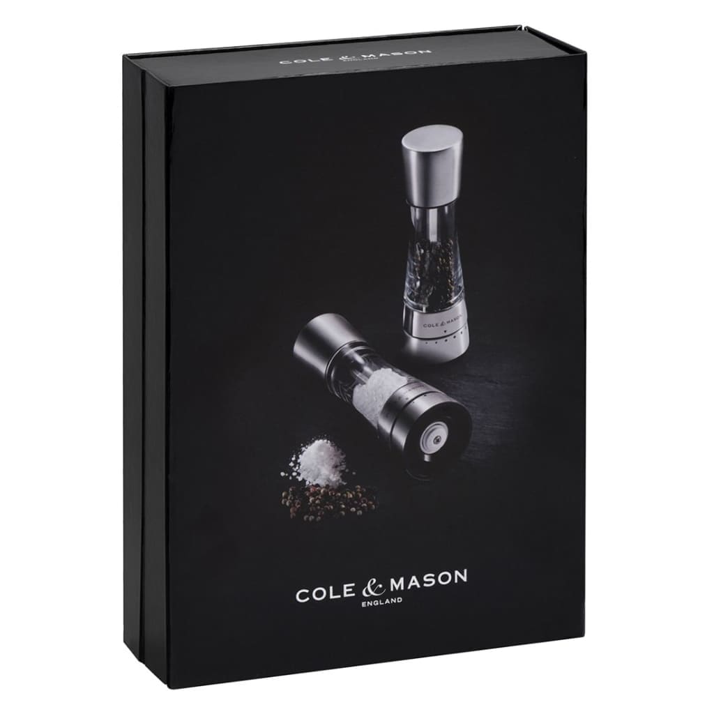 Cole & Mason Gourmet Precision Derwent Stainless Steel Salt & Pepper Mill Gift Set 157 mm - Art of Living Cookshop (2527976325178)