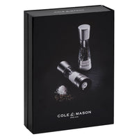 Cole & Mason Gourmet Precision Derwent Stainless Steel Salt & Pepper Mill Gift Set 157 mm - Art of Living Cookshop (2527976325178)