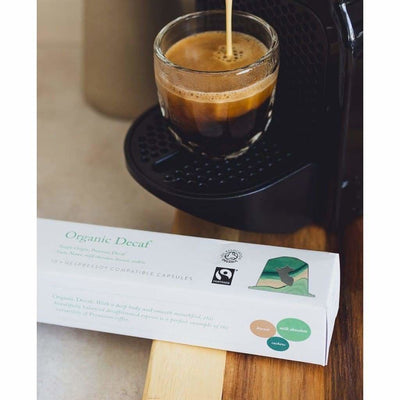 Cru Kafe Organic Decaf Coffee Pack of 10 Capsules - Art of Living Cookshop (2382832631866)