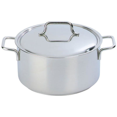 Demeyere Apollo Casserole with Lid Stainless Steel - Art of Living Cookshop (4387802906682)