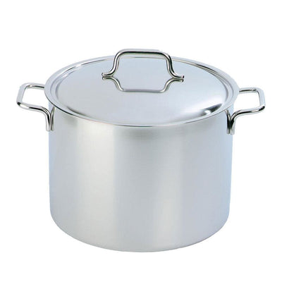 Demeyere Apollo Stock Pot with Lid Stainless Steel - Art of Living Cookshop (4387818438714)