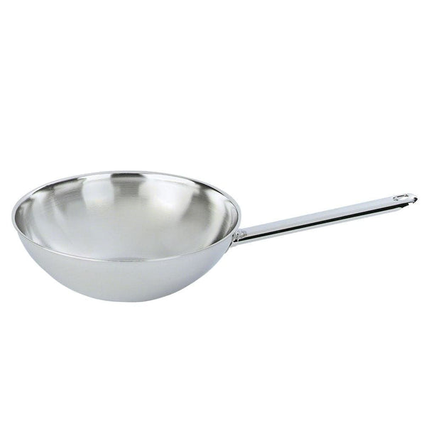 Demeyere Wok 26cm / 3L Stainless Steel - Art of Living Cookshop (2368199884858)