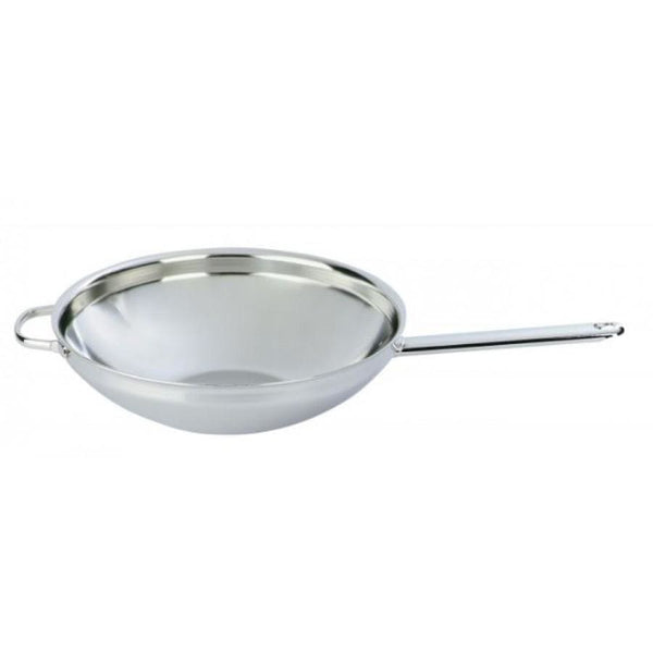Demeyere Wok 32cm / 5.5 L Stainless Steel - Art of Living Cookshop (4499593920570)
