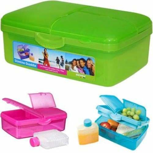 Dexam Sistema Lunch Box with Bottle 1.5lt Assorted Colours 180 96600 - Art of Living Cookshop (2368262111290)