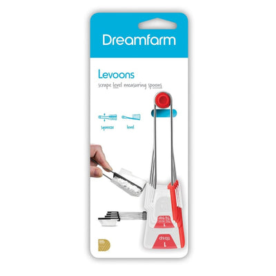 DreamFarm Levoons Measuring Spoons Red - Art of Living Cookshop (6598572769338)
