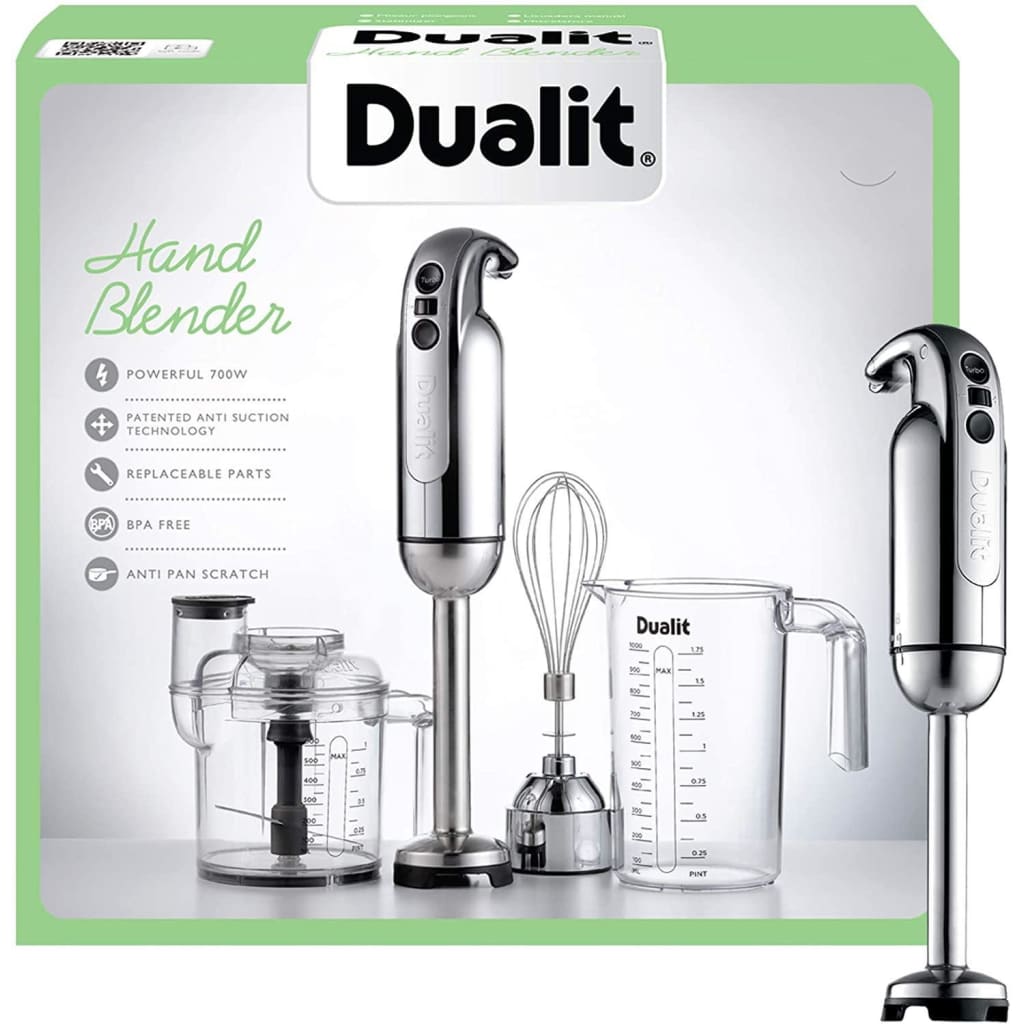 Dualit Hand Blender Set Chrome - Art of Living Cookshop (6535694811194)