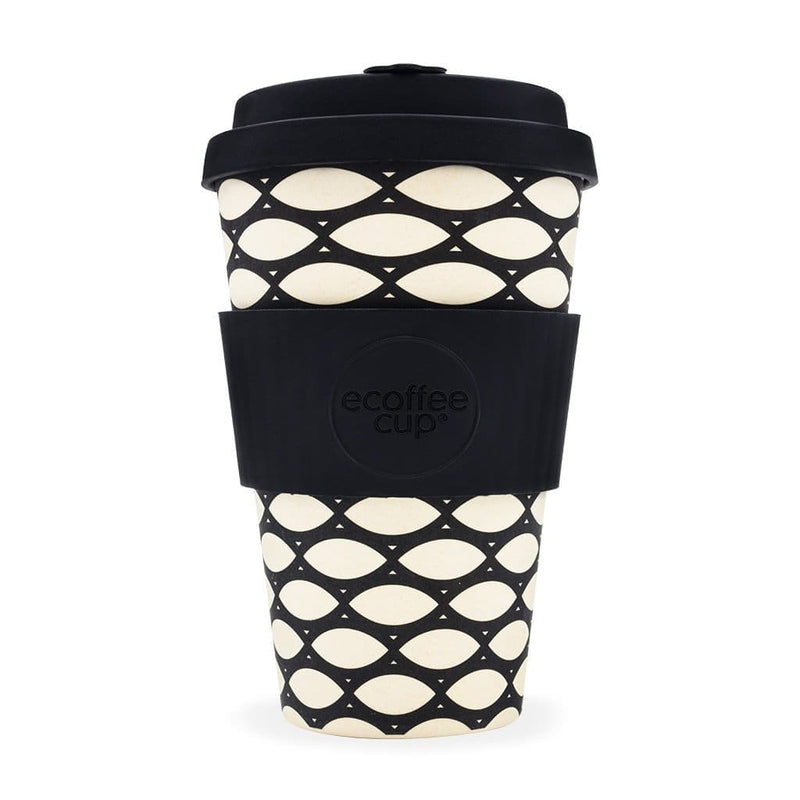Ecoffee Cup Basketcase with Black Lid 14oz - Art of Living Cookshop (2382989688890)