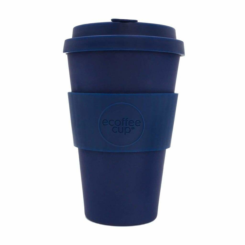 Ecoffee Cup Dark Energy with Blue Lid 14oz - Art of Living Cookshop (2382986608698)