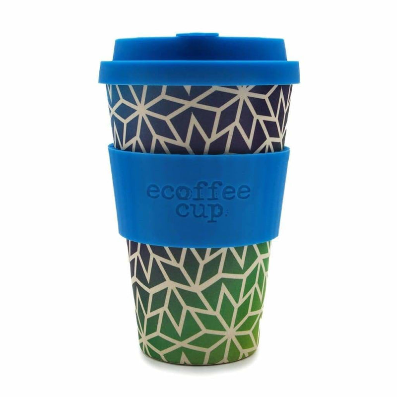 Ecoffee Cup Stargate with Sky Blue Lid 14oz - Art of Living Cookshop (2382988148794)