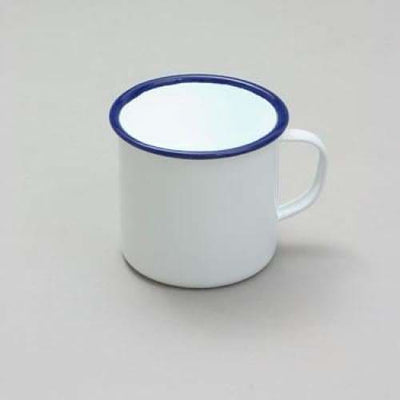 Falcon Enamel Small Mug 8 cm Blue / White 50008 - Art of Living Cookshop (2368263815226)