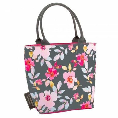 Gardenia Insulated Lunch Tote Bag Floral Grey - Art of Living Cookshop (4491864178746)