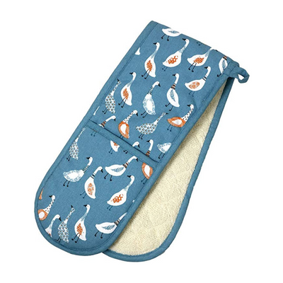 Dexam Giggling Geese Double Oven Glove (6858686890042)