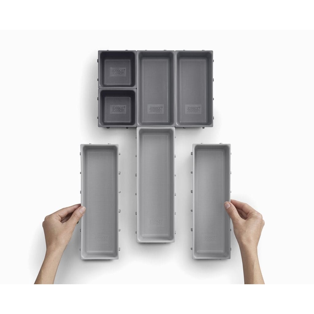 Joseph Joseph  Blox 7-piece Drawer Organiser Set Grey (6554834206778)