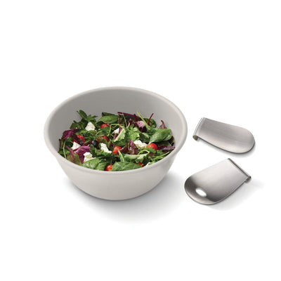 Joseph Joseph Uno Salad Bowl & Server Set - Stone - Art of Living Cookshop (4643323052090)