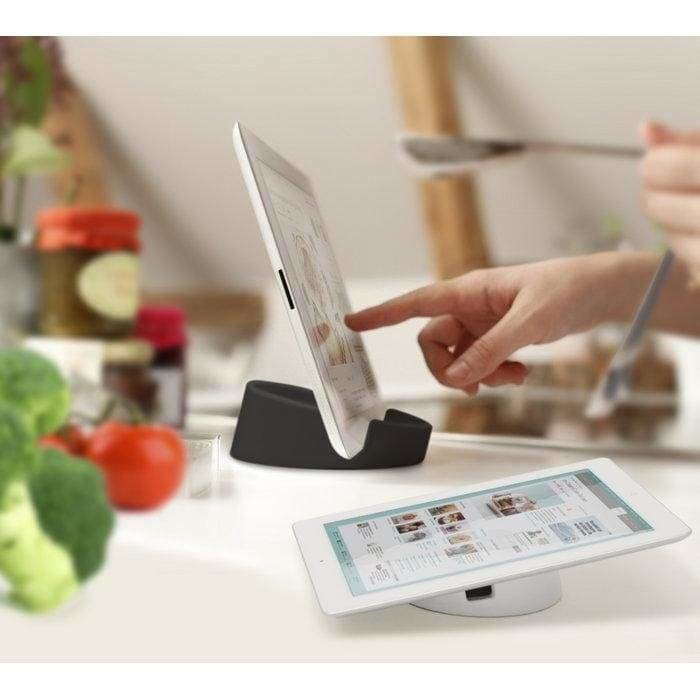 Kitchen Tablet / Cookbook Stand - grey - Art of Living Cookshop (2485613035578)