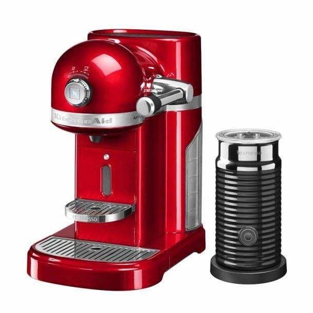 KitchenAid Artisan Nespresso with Aeroccino Empire Red - Art of Living Cookshop (4522848976954)