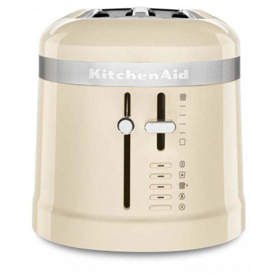 KitchenAid Design 4 Slot Long Slot Toaster Almond Cream - Art of Living Cookshop (4524066373690)