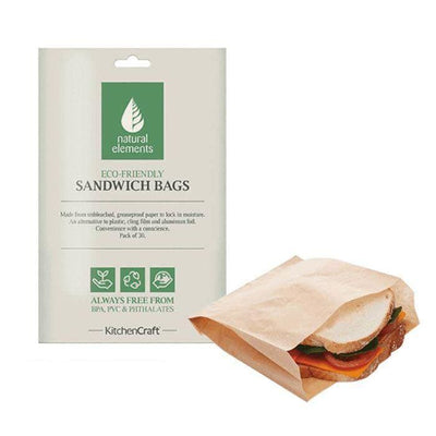 KitchenCraft Sandwich & Snack Bags 12 Pack - Art of Living Cookshop (4524041699386)