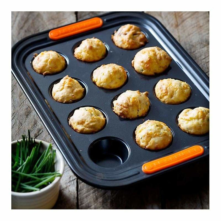 Le Creuset 12 Cup Mini Muffin Tray – Art of Living Cookshop