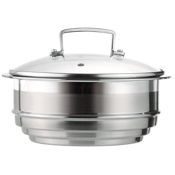 Le Creuset 3-Ply Stainless Steel Multi Steamer with Glass Lid - Art of Living Cookshop (6591338414138)