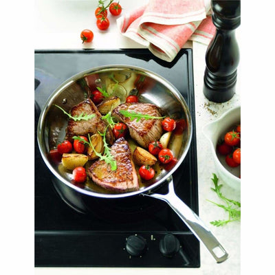 Le Creuset 3-ply Stainless Steel Uncoated Frying Pan - Art of Living Cookshop (4320596262970)