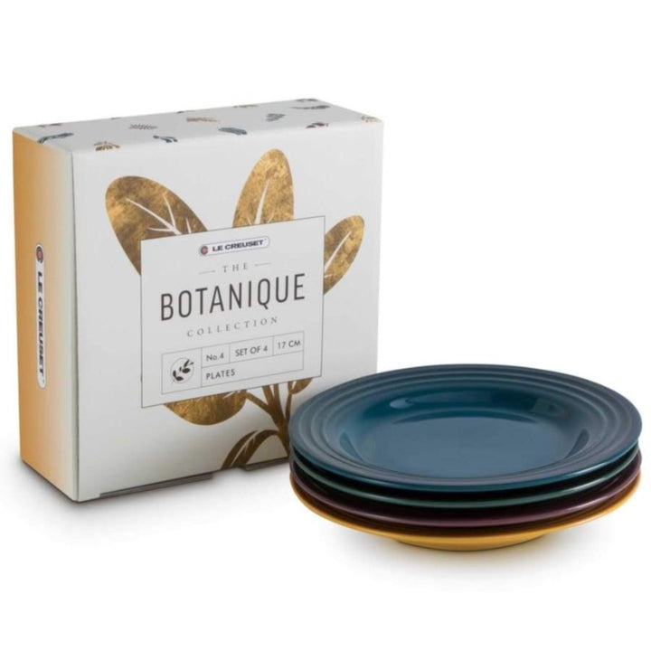 Le Creuset Botanique Appetiser Plates Assorted Colours - Box of 4 - Art of Living Cookshop (4654841200698)