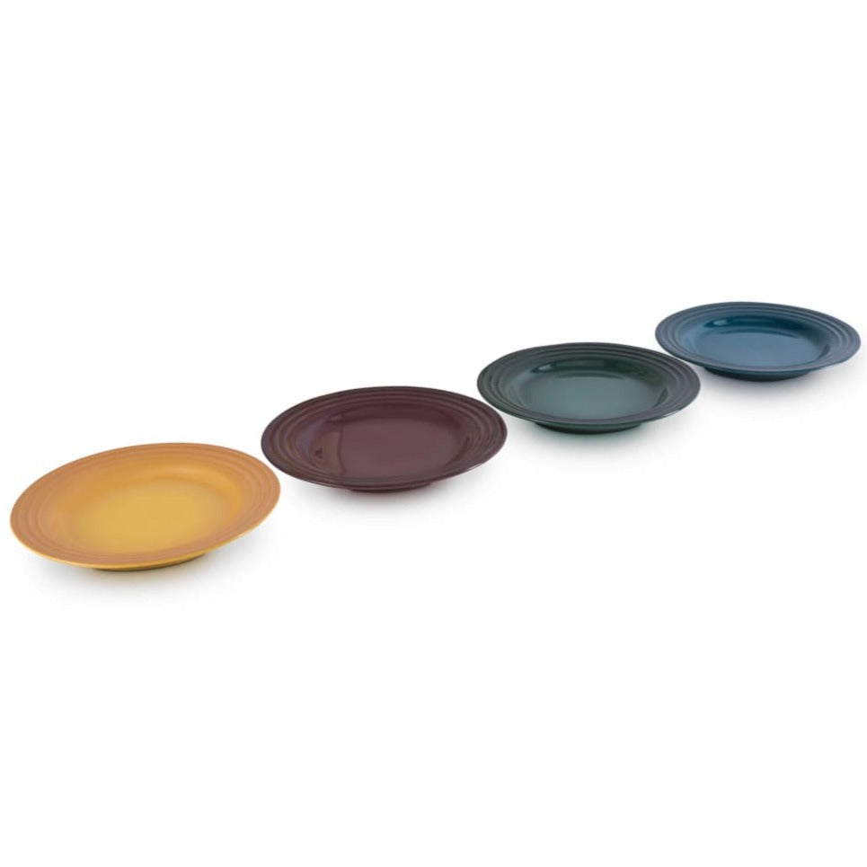 Le Creuset Botanique Appetiser Plates Assorted Colours - Box of 4 - Art of Living Cookshop (4654841200698)