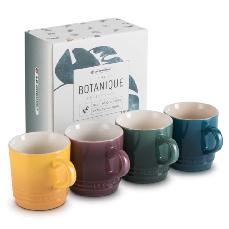 Le Creuset Botanique Espresso Mugs 100ml Assorted Colours - Box of 4 - Art of Living Cookshop (4654841299002)