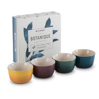 Le Creuset Botanique Mini Ramekins 100ml Assorted Colours - Box of 4 - Art of Living Cookshop (4654841069626)