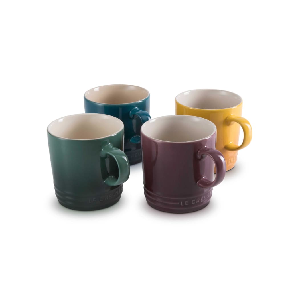 Le Creuset Botanique Mugs 350ml Assorted Colours - Box of 4 - Art of Living Cookshop (4654841036858)
