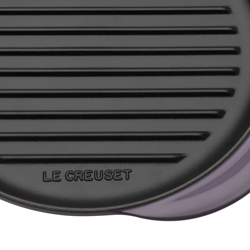 Le Creuset Classic Cast Iron Round Grill 25cm Ultra Violet - Art of Living Cookshop (2383054569530)
