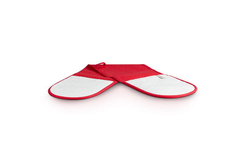 Le Creuset Double Oven Glove Red (2368128745530)