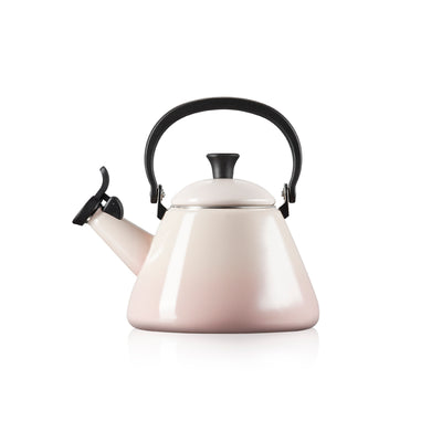 Le Creuset Kone Kettle with Fixed Whistle 1.6L Shell Pink (7005448929338)