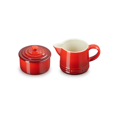 Le Creuset Milk & Sugar Set Cerise (7005449486394)