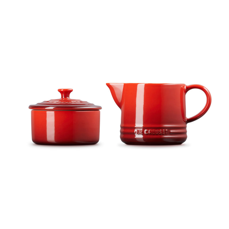 Le Creuset Milk & Sugar Set Cerise (7005449486394)