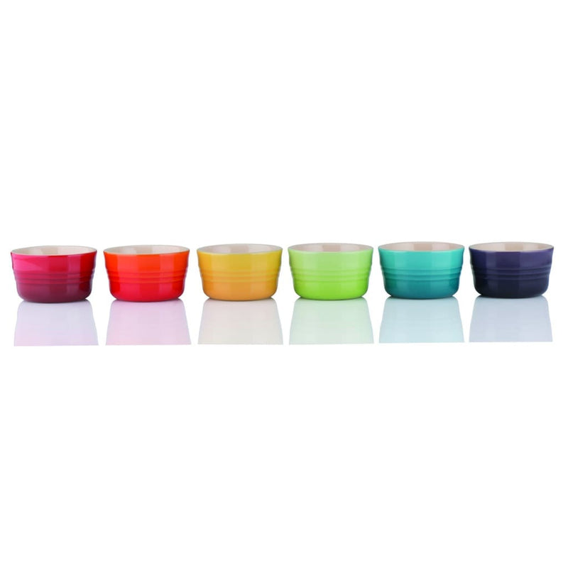 Le Creuset Rainbow Set of 6 Mini Ramekins - Art of Living Cookshop (2503428669498)