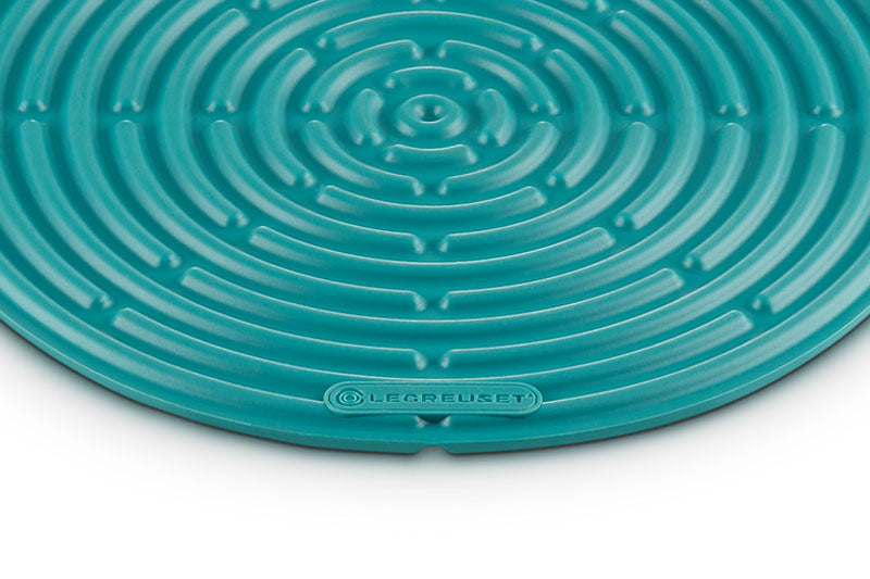 Le Creuset Round Silicone Cool Tool Teal (2368130842682)